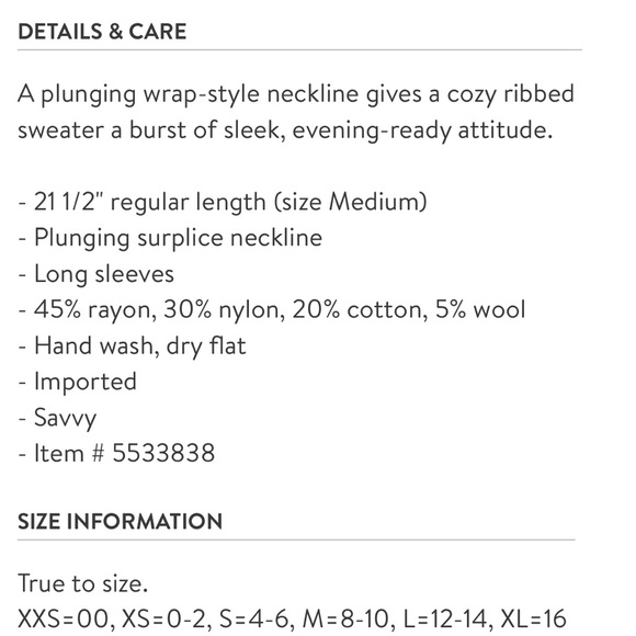 Leith | Rib Wrap Sweater - Picture 8 of 8